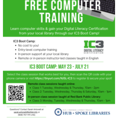 FREE IC3 Computer Classes