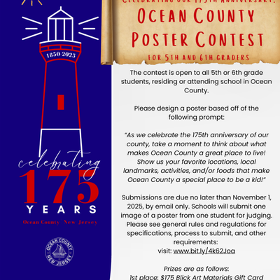 Ocean County 175th Anniversary Poster Contest