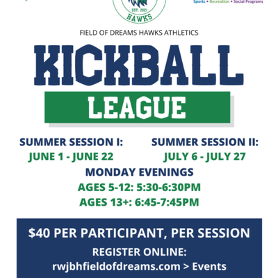 RWJ Field of Dreams Kickball League