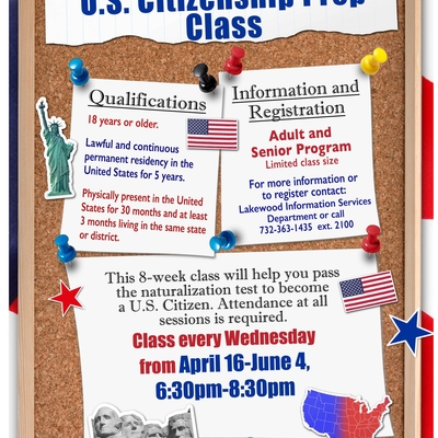 Free U.S. Citizenship Prep Class