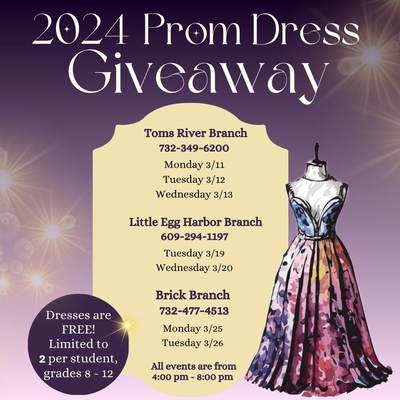 Ocean County Library Prom Dress Giveaway