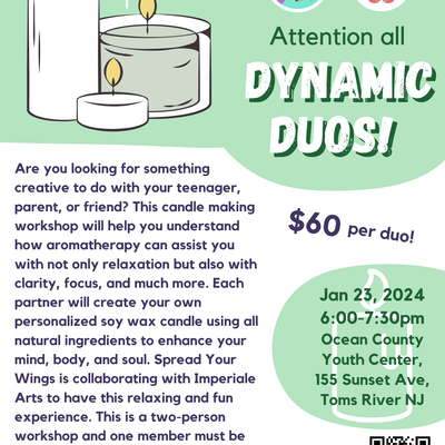 Spread Your Wings Candle Making Workshop