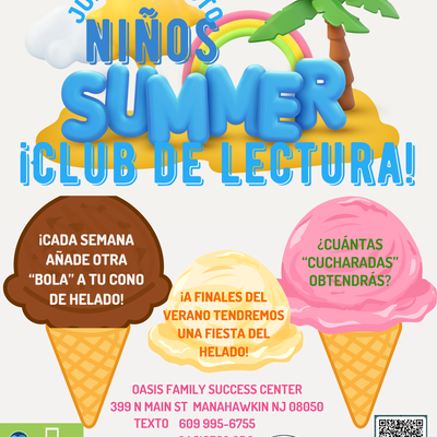 Oasis Family Success Center Club de lectura de Verano para Niños