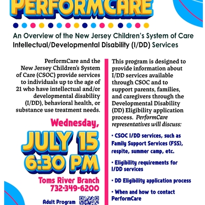 PerformCare: An Overview of the NJ Children's System of Care IDD Services