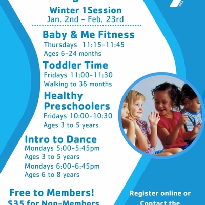Ocean County YMCA Children's Programs Winter 2023