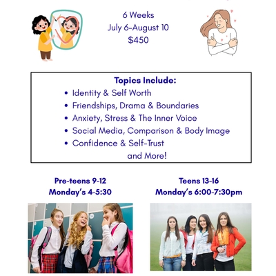Ocean County Social Skills Self Esteem Group for Girls